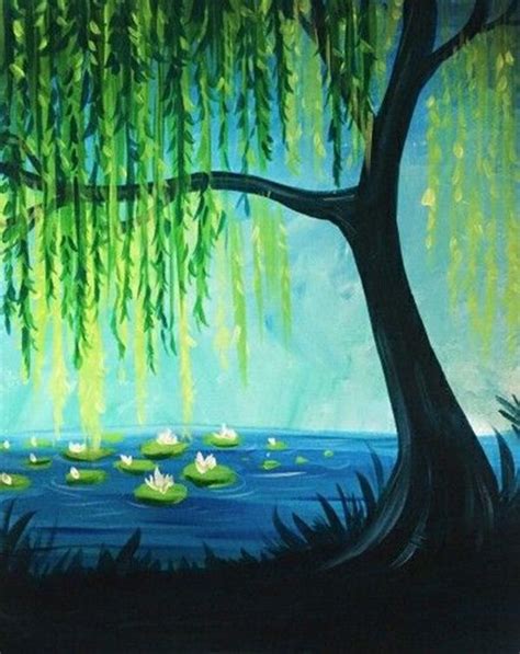 20 Amazing Tree Painting Ideas For Your Inspiration | Canvas art ...