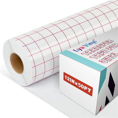 "Lya Vinyl 12""x50ft Transfer Tape for Permanent Vinyl, Medium Tack ...