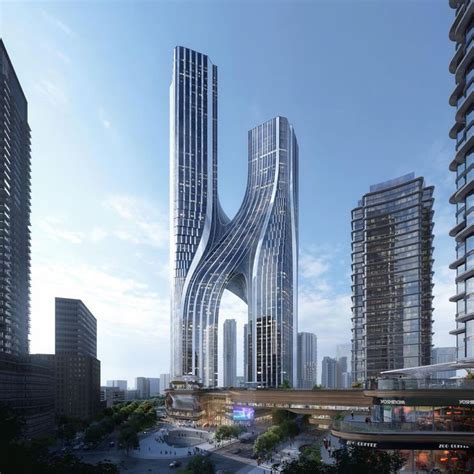 twin towers shenzhen | Skyscraper architecture, Futuristic architecture, Tower design