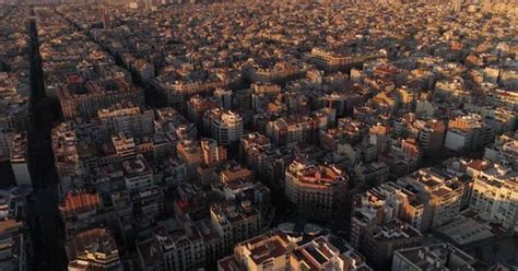 Aerial view of Barcelona City Buildings, City Stock Footage ft. aerial ...