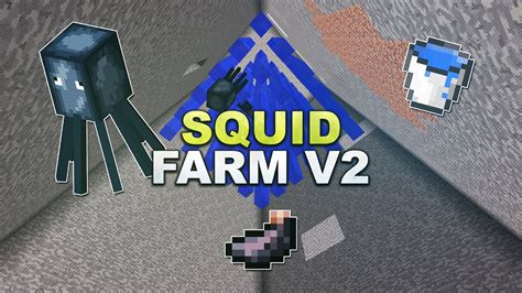 Minecraft - Survival Friendly Squid Farm // Ink-Farm - Tutorial 1.8.9 ...