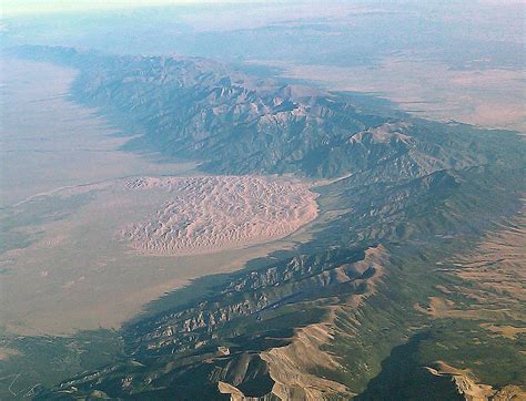 Great Sand Dunes National Park, Alamosa, CO from 42,000 ft | Sand dunes national park, National ...