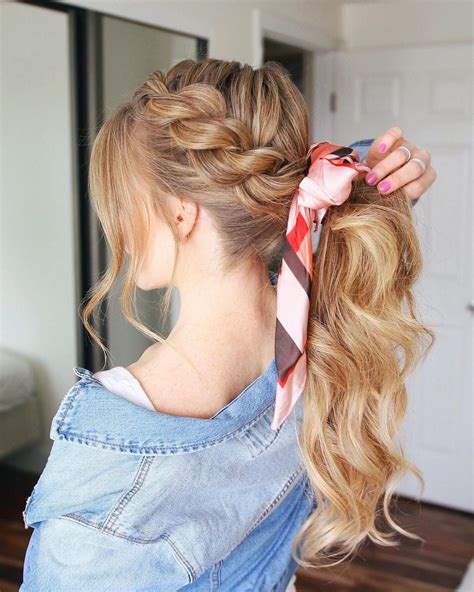 10 Creative Ponytail Hairstyles for Long Hair, Summer Hairstyle Ideas 2021