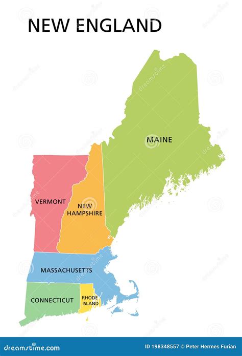 Printable Map Of New England States