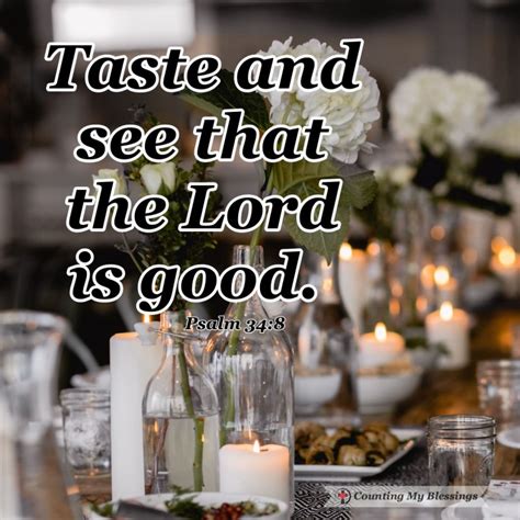 Taste and See - 4 Easy Ways to Share Your Faith - Counting My Blessings