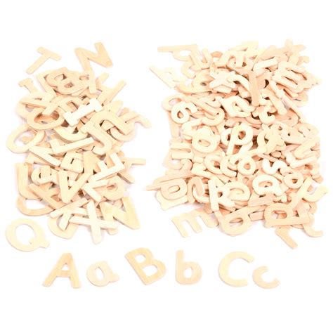 Set of Wooden Letters (Upper & Lower Case) | Early Excellence