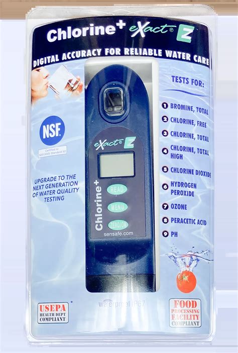 SenSafe Chlorine Water Quality Testing Meter from The MeterMan David ...