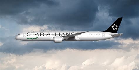 EVA Air Gets New Boeing 787-10 With Star Alliance Livery