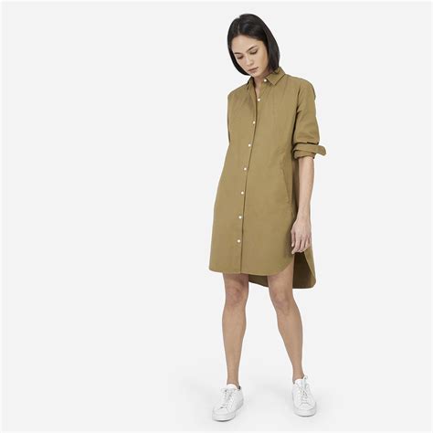 Everlane | Shirt dress, Jumpsuit dress, Fall capsule wardrobe