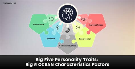 Big Five Personality Traits: Big 5 OCEAN Characteristics Factors