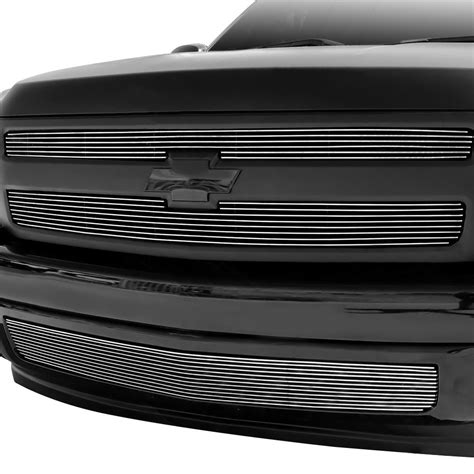 Grillcraft® - Chevy Silverado 2013 2-Pc BG Series Polished Billet Grille