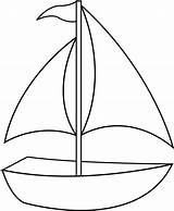 Colorable Sailboat Line Art  Free Clip Art sketch template