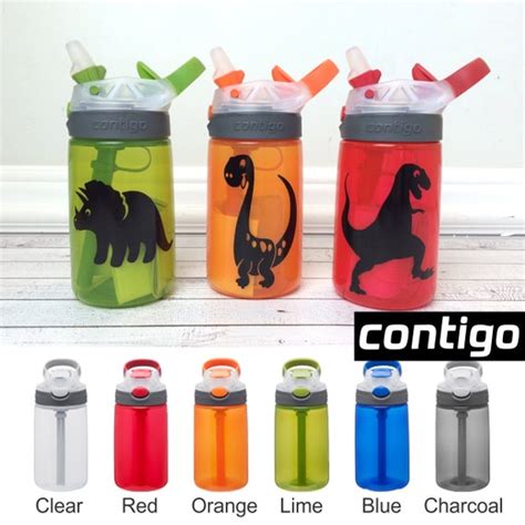 Contigo Water Bottle for Kids Dinosaur Personalized Water