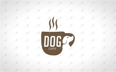 Dog Cafe Logo | Cute & Creative Dog Cafe For Sale - Lobotz LTD