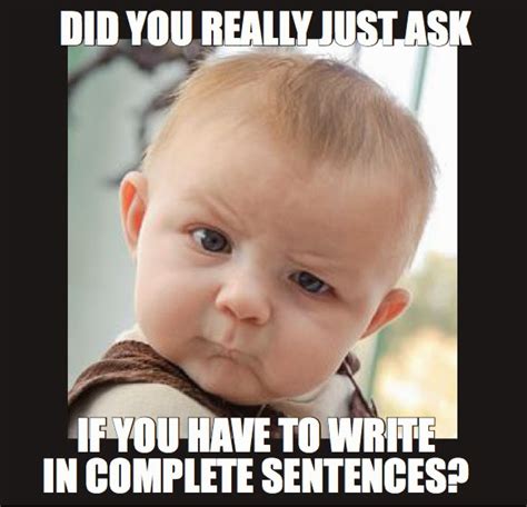 Kearson's Classroom: Complete Sentences