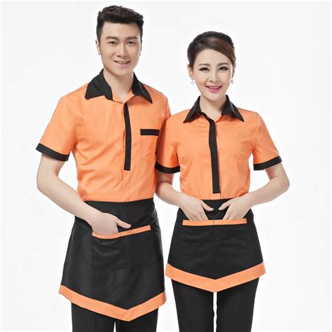 Hotel Uniform Summer Clothing For Waiters And Waitress Pot Attendant ...