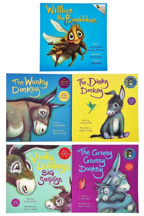 Buy The Wonky Donkey Childrens Collection 5 Books Set (The Wonky Donkey, Willbee the Bumblebee ...