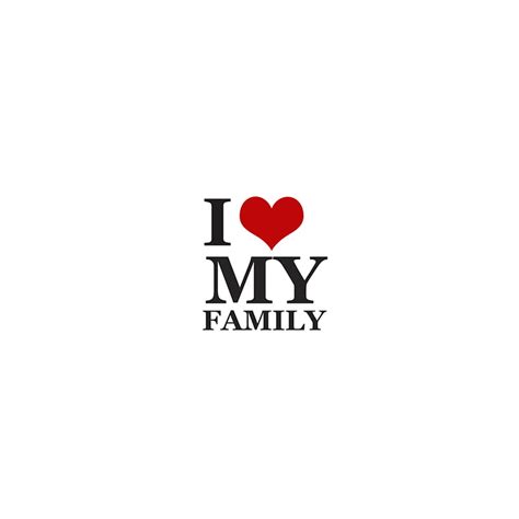 I Love My Family, happy, heart, HD phone wallpaper | Peakpx