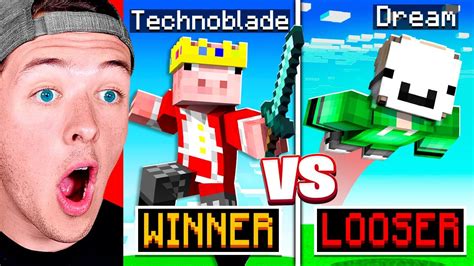 DREAM vs TECHNOBLADE FIGHT! (Minecraft Animation) - YouTube