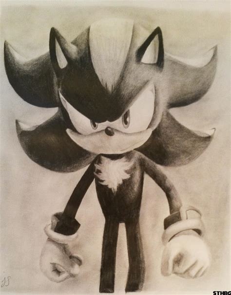 Shadow The Hedgehog - Pencil Drawing by SonicTheHedgehogBG on DeviantArt