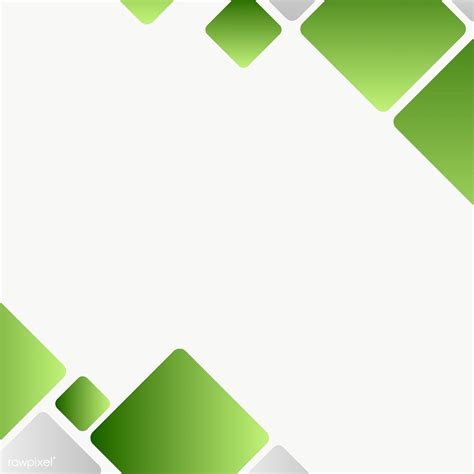 Green geometric template design element | free image by rawpixel.com / Mind | Template design ...