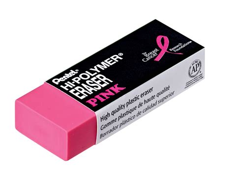 Hi-Polymer® Block Eraser Large Pink, 2 Pack — Pentel of America, Ltd.