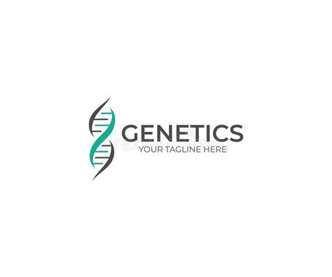 DNA Helix Logo Template. Genetics Vector Design. Biological ...