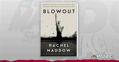 New book from Rachel Maddow: Blowout, coming October 2019