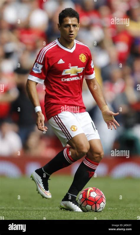 JAVIER HERNANDEZ MANCHESTER UNITED FC MANCHESTER UNITED FC OLD TRAFFORD MANCHESTER ENGLAND 22 ...