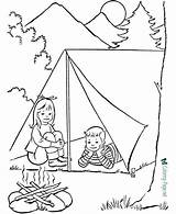 Camping Coloring Pages sketch template