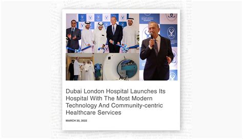 Dubai London Hospital launches healthcare services - Dubai London Hospital