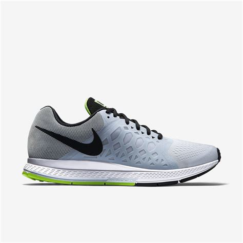 Nike Mens Air Zoom Pegasus+31 Running Shoes - Pure Platinum/White - Tennisnuts.com