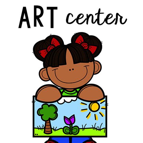 Preschool Art Center Storage - Lovely Commotion Preschool Resources | Imagenes animadas de niños ...