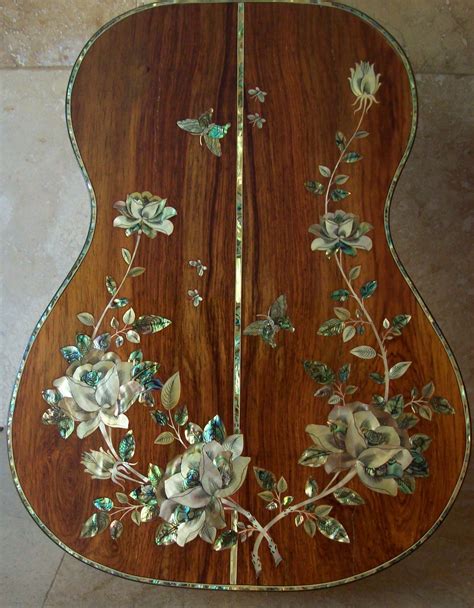 A Masterpiece! Custom Handmade Classical Guitar Mother of Pearl & Abalone Inlay | Acoustic ...