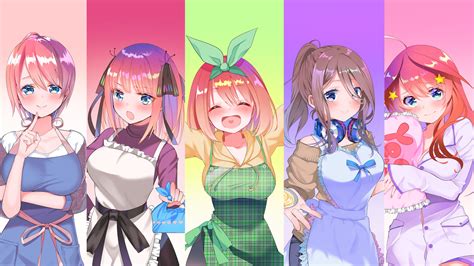 The Quintessential Quintuplets Wallpaper 4K