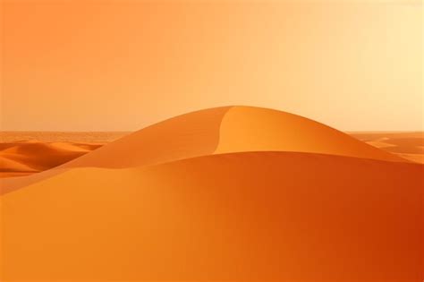 Premium AI Image | a desert with sand dunes in the background