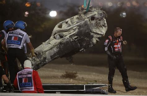 Romain Grosjean miraculé: les images du crash à Bahreïn