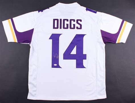 Stefon Diggs Signed Vikings Jersey (TSE Holo) Minnesota All Pro Wide ...