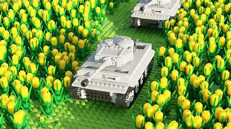 LEGO Tank Battle (World War 2 Movie) - YouTube