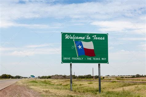 Welcome to Texas road sign — Stock Photo © dnewman8 #45491567