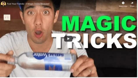 Zach King Reveals Three Magic Tricks - Enchanted Little World