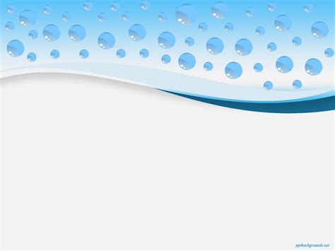 Vector Water Drop Background For PowerPoint, Google Slide Templates - PPT Backgrounds