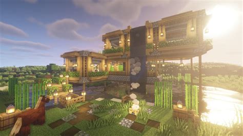 Minecraft Waterfall House Minecraft Map