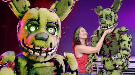 We made a real SPRINGTRAP Animatronic from FNAF! - YouTube