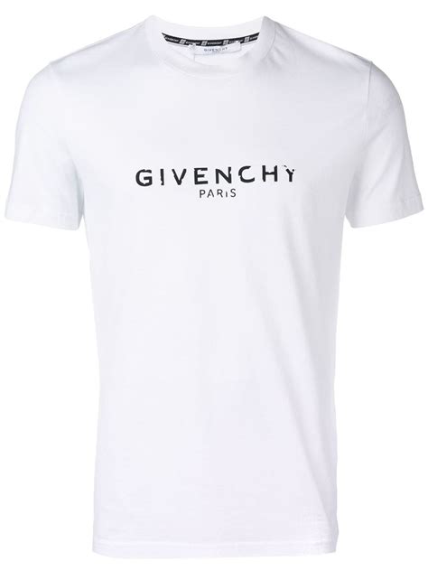 Givenchy logo print T-shirt white | MODES