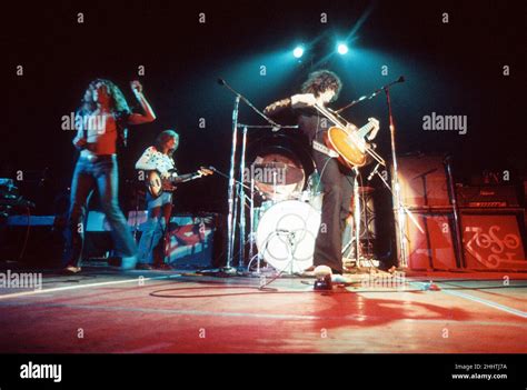 Led Zeppelin on stage circa 1970's Credit: Jeffrey Mayer / Rock ...