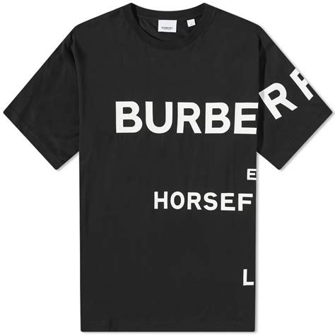 Burberry Address Logo T-Shirt Black & White | END.