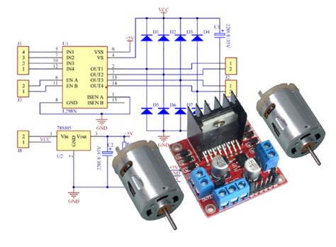 DC Motor Control Using L298N Driver | Circuitrocks