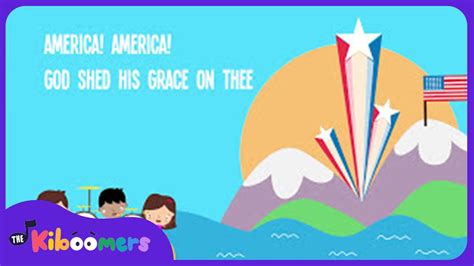 America the Beautiful Lyric Video - The Kiboomers Preschool Songs ...