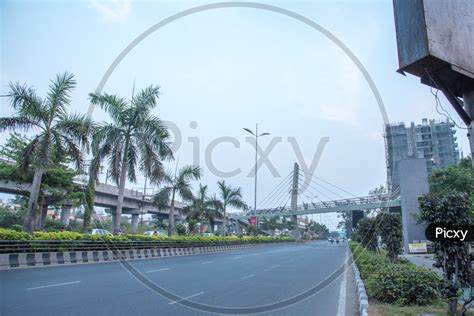 Image of Tidel park over bridge,chennai-AU297468-Picxy